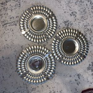 Decorative hanging wall mirrors